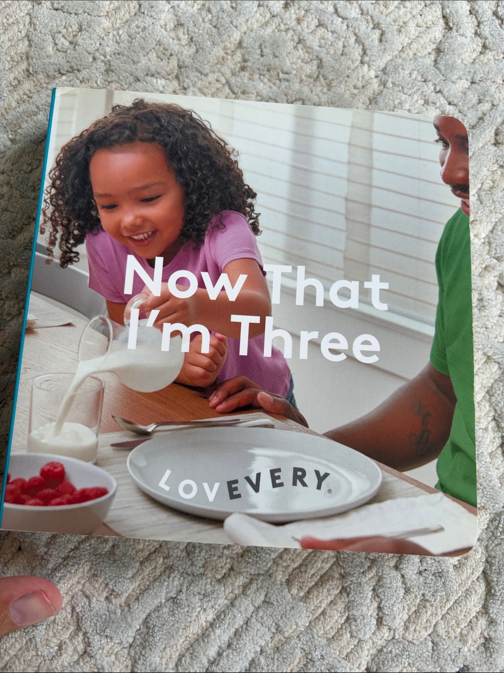 Lovevery "Now That I'm Three" Board Book - Pink Cover